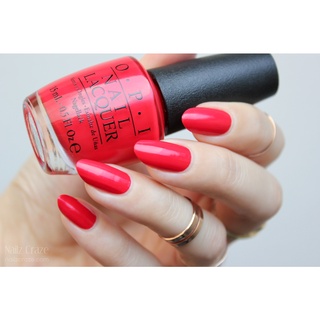 พร้อมส่ง OPI - Coca Cola Red ยาทาเล็บ สีแดงสดใส แดงจี๊ดๆ ตื่นๆ แดงสว่างจี๊ดๆพร้อมรับตรุษจีนค่า Classic Red แท้ 💯%