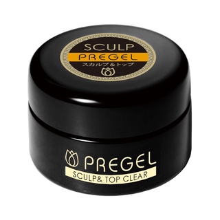 PREGEL SCULP &amp; TOP CLEAR 15G,SCULP TOP, TOP, PREGEL THAILAND,คลุมเปลือกหอย,คลุมAccessories,งานฝัง,เจลต่อเล็บ