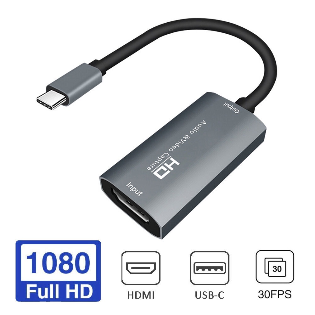 Mini Video Capture Card type c USB 3.1 HDMI Video Recording Box For PS4 Game DVD Camcorder HD Camera Live Recording IM4E