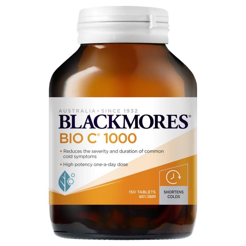 (พร้อมส่ง)Blackmores Bio C 1000mg 30/150 Tablets 30 เม็ดแบบแบ่งขายนำเข้าจากออสเตรเลีย