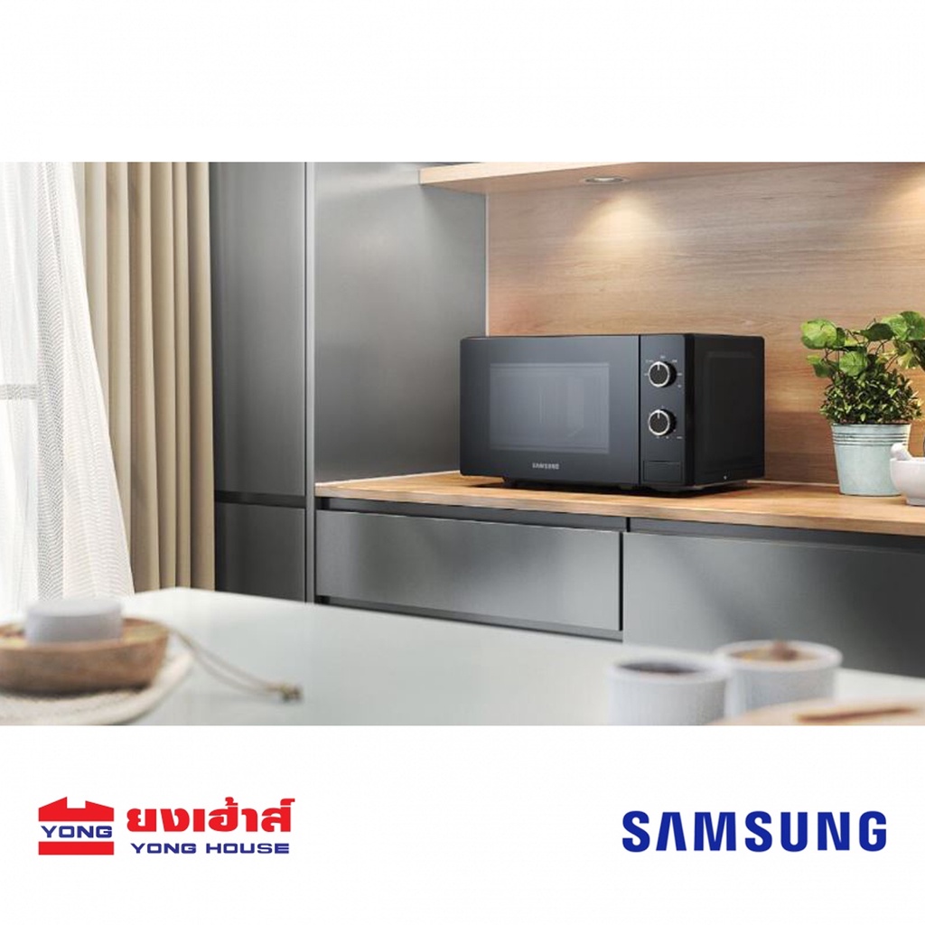 🔥10.10🔥 SAMSUNG ไมโครเวฟ SOLO 700 วัตต์ 20 ลิตร สีดำ รุ่น MS20A3010AL/ST microwave MS20A3010AL - ภาพย่อย 3