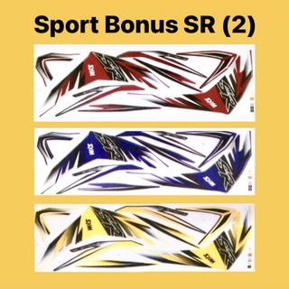 Sym สติกเกอร์โบนัส (2) // SPORT BONUS SR 110 115 BODY STICKER LAMBANG BODY COVER SET STRIPE STRIKE STICKER