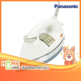 PANASONIC เตารีดไฟฟ้า 4.5 ปอนด์ 2.0กก.เคลือบเทฟล่อน สีขาว รุ่น NI-26AWT (1219)