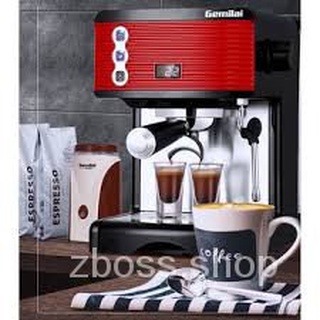 Gemilai CRM 3601 เครื่องชงกาแฟเอสเปรสโซ่ 15bar Espresso Maker เติมน้ำ1.7ลิตร มีพร้อมส่ง