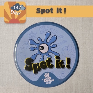 Spot It  Card Game #Blue การ์ดเกมส์ จับคู่แสนสนุก #พร้อมส่ง