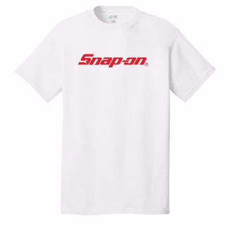 เสื้อยืดคอกลมเสื้อยืดแขนสั้น ผ้าฝ้าย พิมพ์ลาย Snap On Tools Racing Mechanics Car Parts Nascar ขนาดใหญ่ สําหรับผู้ชาย XQผ