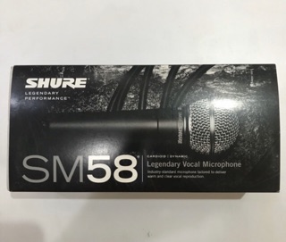 ไมค์สายSHURE รุ่น SM58 ของแท้รับประกัน 1 ปี