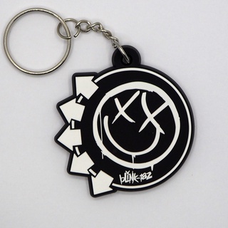 พวงกุญแจยาง Blink 182 ดำ ตรงปก พร้อมส่ง