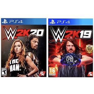 w2k20 / w2k19  / W2k18 / w2k17 wwe PS4 W2k (สินค้ามือ2 ) มวยปล้ำPS4