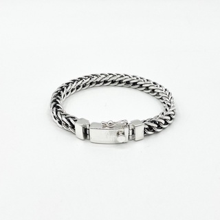 สร้อยข้อมือเงินลายโซ่ เลสข้อมือเงินแท้ สร้อยข้อมือเงินแท้ 925 : DSP 925 Sterling Silver Chain Bracelets [CLSP0044]