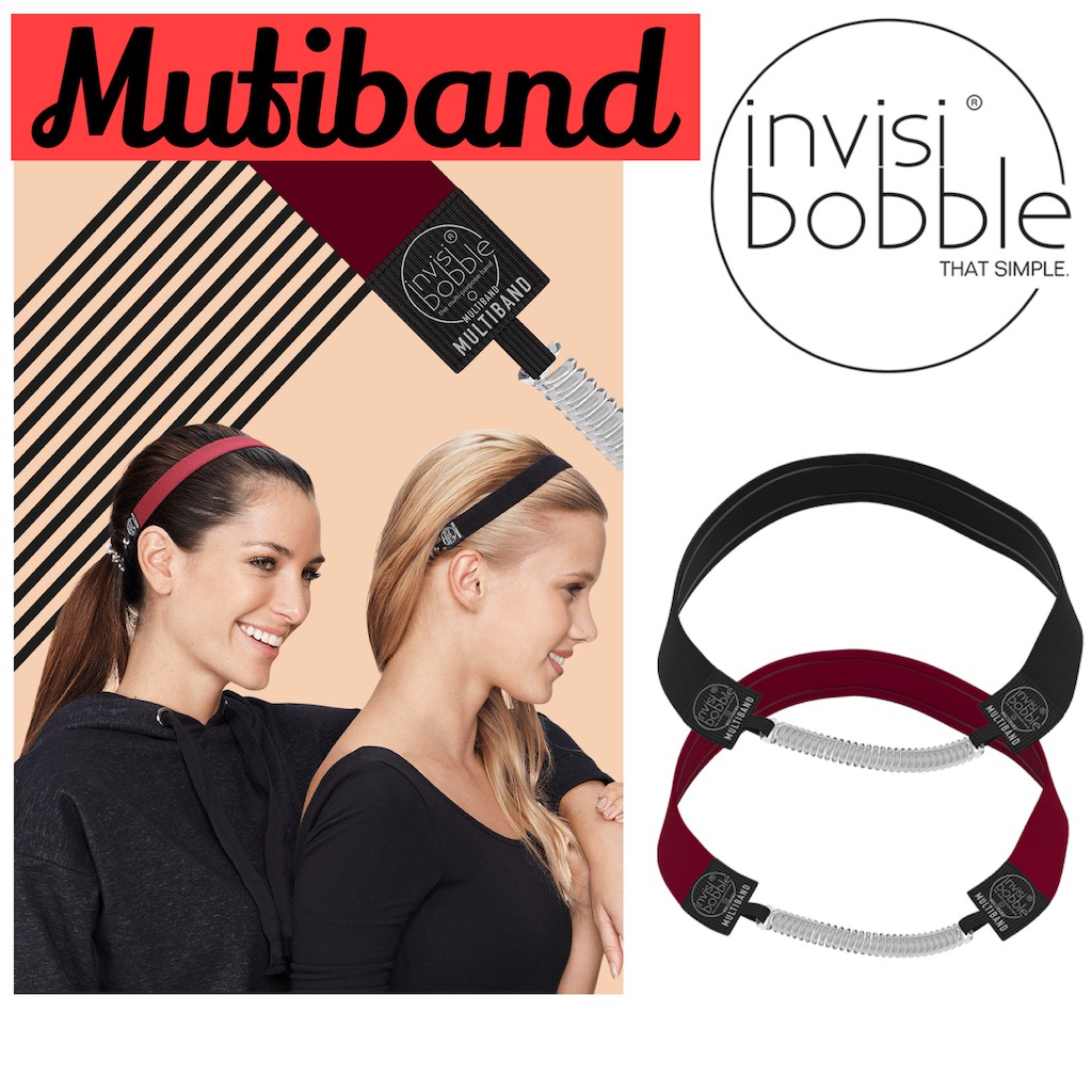 [ลด 30% ใน live/video] invisibobble รุ่น Multiband ผ้าคาดผม พร้อมยางรัดผม แท้จาก พร้อมส่ง