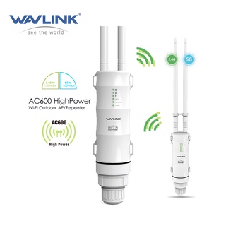 ราคาWavlink AC600 1000mW High Power Outdoor Omni-directional Access Point/CPE/Repeater/WISP 2.4GHz+ 5GHz, Passive PoE Model