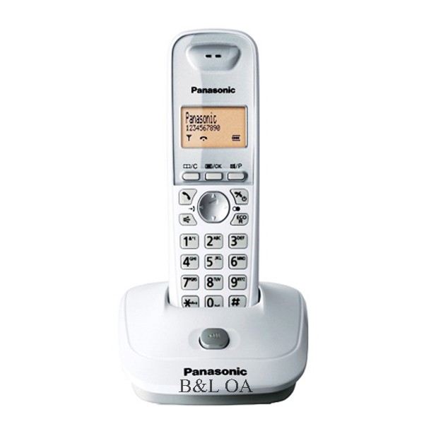 Panasonic Cordless Phone 2.4 GHz Caller ID โทรศัพท์ไร้สาย KX-TG3551BXW