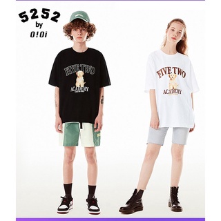 5252byo!Oi เสื้อยืดแขนสั้น เข้ากับทุกการแต่งกาย แฟชั่นฤดูร้อน สําหรับผู้ชาย และผู้หญิงสไตล์ดารา