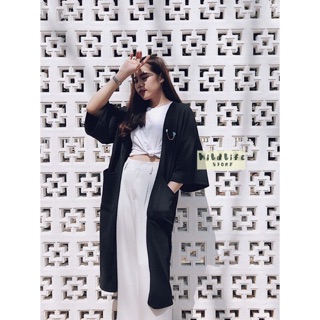 ซื้อ1 แถม pin brooch✨เสื้อคลุมกิโมโน👘👘