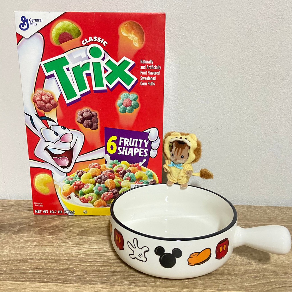 General Mills Trix 303g , Large Size 394g Trix Cereal ซีเรียลทริกซ์รูปผลไม้ 303 g. 394gลอทใหม่ นำเข้