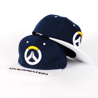 หมวก overwatch สีขาวกรม