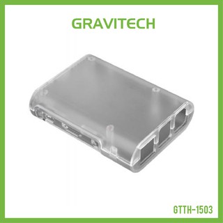 [Gravitechthai]Raspberry Pi B+/2 Round Case – Clear Plastic