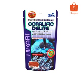 อาหารสำหรับ ปะการัง พืชทะเล (Hikari Coralific Delite) 35g.