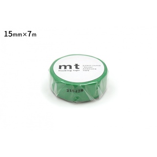 mt masking tape R green (MT01P182R) / เทปตกแต่งวาชิ รุ่น R สี green แบรนด์ mt masking tape ประเทศญี่ปุ่น