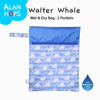 Alan Hops  รุ่น Wet/Dry Bag ลาย Walter Whale (Rzip)