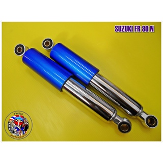 โช้คหลัง SUZUKI FR 80 N ( สีฟ้าบรอนช์ ) Rear Shock Set "Blue"