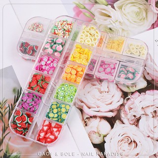 พร้อมส่งทุกวันรวมฟีโม่น่ารักๆ ตกแต่งเล็บ ฟีโม่ติดเล็บ Fino Nail Art กลิตเตอร์ติดเล็บ กลิตเตอร์หัวใจ อะไหล่ตกแต่งเล็บ