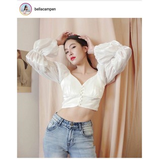 ครอปเอวจั้มกระดุมหน้า🌥