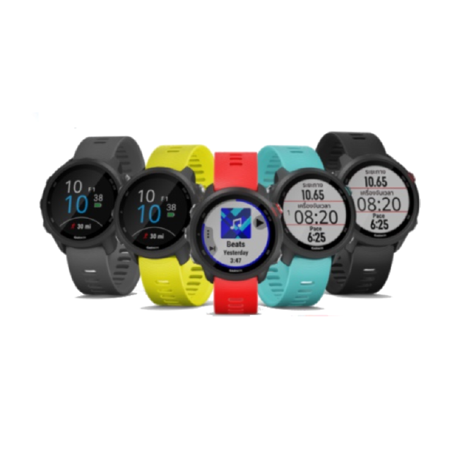 ( SSPSQ4 ลด 400) Garmin Forerunner 245 (ฟรี! ฟิล์ม 2 ชิ้น+จุกกันฝุ่น 5 ชิ้น) นาฬิกาวิ่งสมาร์ทวอช GPS วัดออกซิเจนในเลือด [ประกันศูนย์ไทย 1 ปี]