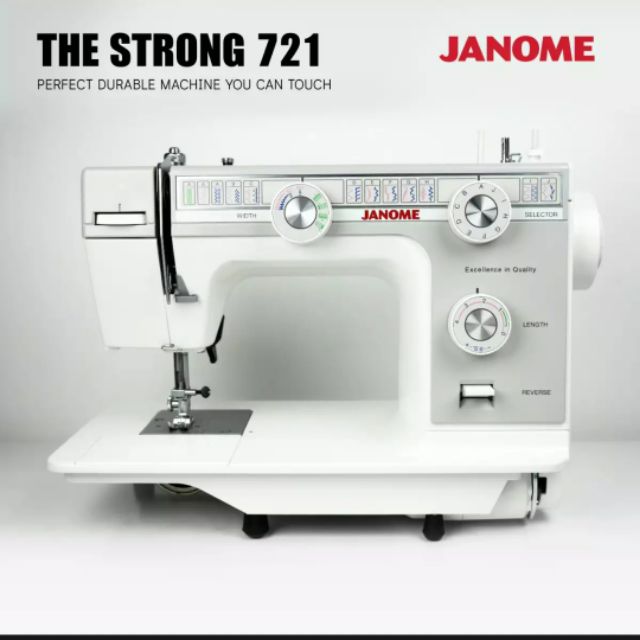 Janome/จักรเย็บผ้ากระเป๋าหิ้วญี่ปุ่น The Strong 721