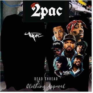 เสื้อยืด 2pac tupac shakur hiphop t shirts