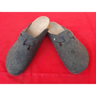 BIRKENSTOCK ผ้าสักหลาดสีเทาดำ ไซร์ UK9.5 US10.5 EUR44