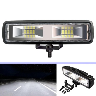 16LED Work Light Bar 48W 6000K Waterproof Car Spot Beam Fog Driving Lamp