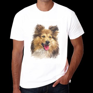 เสื้อลายหมา DSS001 shetland sheepdog เสื้อยืด เสื้อยืดลายหมา เสื้อยืดสกรีนลายหมา