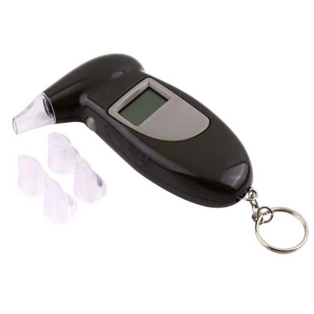 เครื่องทดสอบปริมาณ Alcohol รุ่น Digital Alcohol Breath Tester Breathalyzer Analyzer Detector Test Keychain