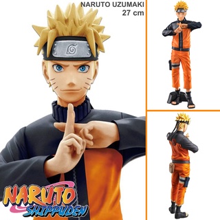 Figure ฟิกเกอร์ Model Naruto Uzumaki Shippuden นารูโตะ อุซึมากิ ชิปปุเดง นินจาจอมคาถา โอ้โฮเฮะ ตำนานวายุสลาตัน สูง 27 cm