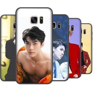 sehun เคสโทรศัพท์แบบนุ่มสําหรับ samsung s 6 s 7 edge samsung s 8 s 9 s 10e plus