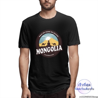 เสื้อยืดเท่ๆ เสื้อยืดพิมพ์ลาย Mongolia Buddha With Camellias Gift Idea 2022 แฟชั่นผู้ชาย