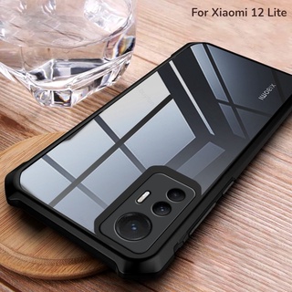 เคสโทรศัพท์มือถืออะคริลิคใส แบบนิ่ม กันกระแทก สําหรับ Xiaomi 12 T 12T Pro Lite Case Mi 12Lite 12Pro Light 5G