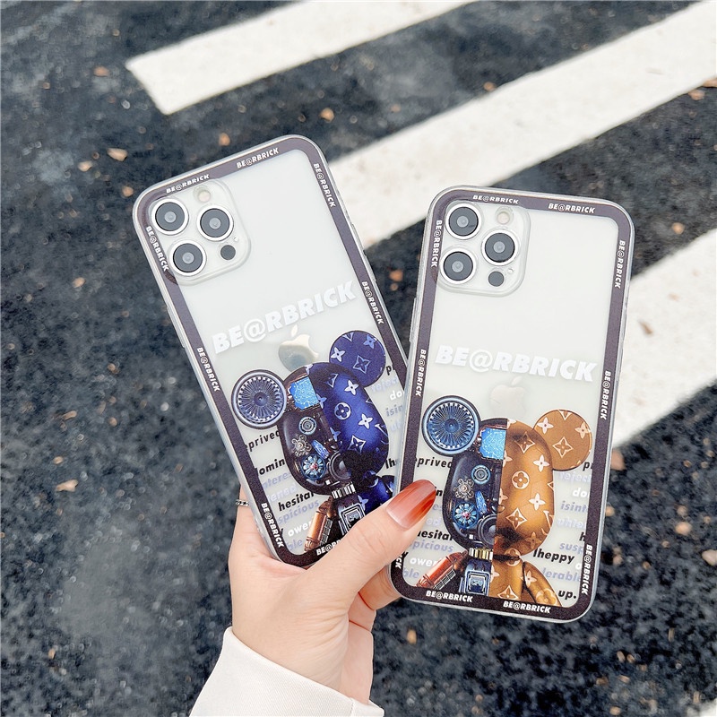 Xiaomi 8 9 10X 10XPro 5g 10 10Pro 10lite 10S PocoM3 PocoX3 11 11Pro 11Ultra 11lite Redmi 9T Note7 Note8 Note8Pro 9 9A Note9 Note10 4G Phone Case Mechanical Violent Bear TPU Soft Cover กรณีศึกษา #8