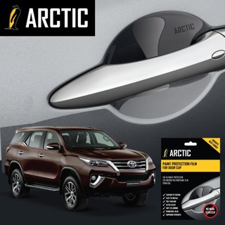 ARCTIC ฟิล์มกันรอยเบ้ามือจับรถ Toyota fortuner (2015-2021) 4 ประตู