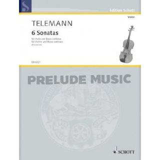 6 Sonatas Com­poser: Telemann, Georg Philipp (ED4221)