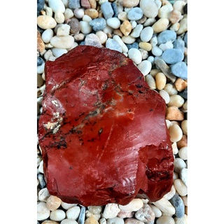 ก้อนดิบ เรดแจสเปอร์ หินธรรมชาติ แจสเปอร์สีแดง (Red Jasper) เป็นอัญมณีแห่งการวางรากฐาน #กระตุ้นความกล้าหาญ ช่วย