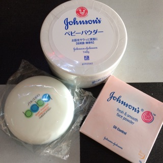 แป้งพัพเด็ก แป้งอัดแข็ง Johnson จอห์นสัน Shiseido ชิเซโด้