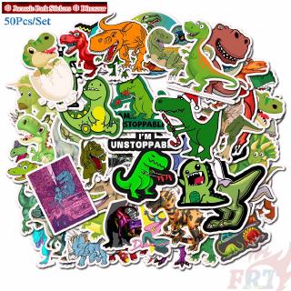 ❉ Jurassic Park：Q Dinosaur - Series 01 Cartoon Dinopark สติ๊กเกอร์ ❉ 50Pcs/Set Mixed DIY Fashion Luggage Laptop Skateboard Doodle Decals สติ๊กเกอร์