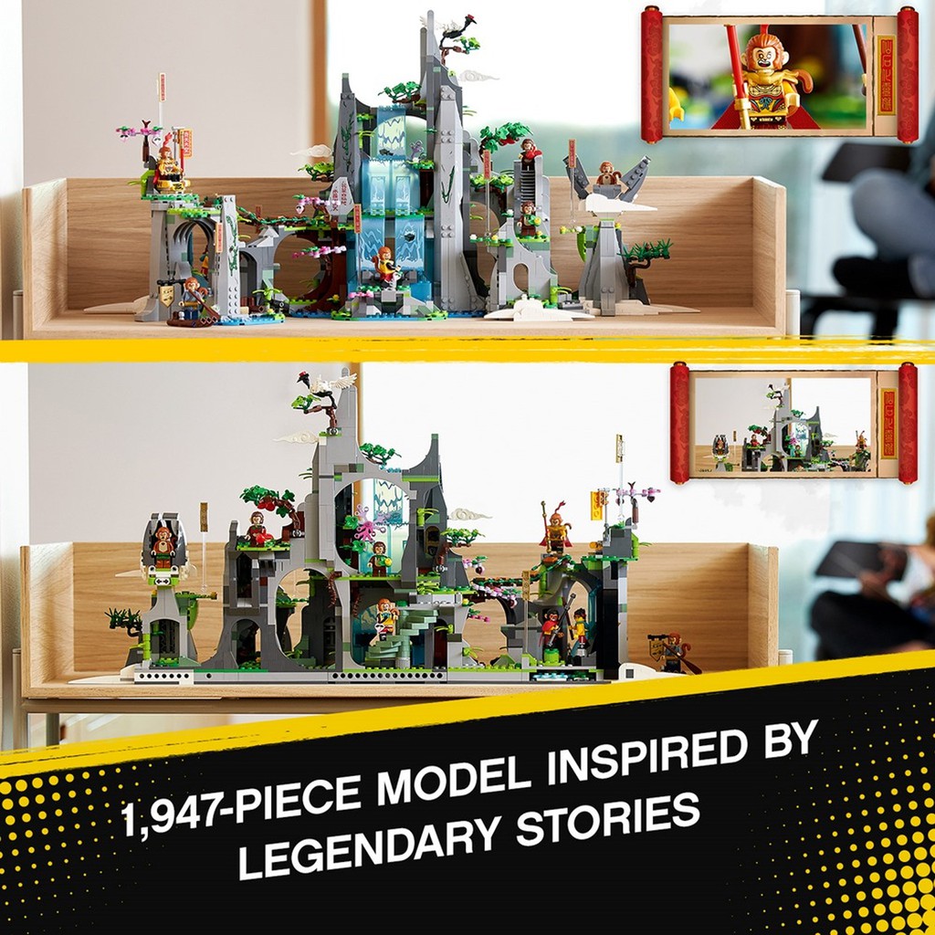 80024 LEGO Monkie Kid Legendary Flower Fruit Mountain (สินค้ากล่องไม่ ...