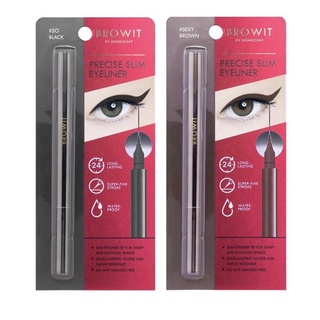 Browit By Nongchat Precise Slim Eyeliner 0.6 ml. / บราวอิท บาย น้องฉัตร พรีไซส์ สลิม อายไลน์เนอร์ 0.6 มล.