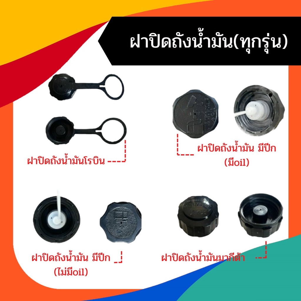 ฝาปิดถังน้ำมัน RBC NB CG MAKITA ROBIN 411