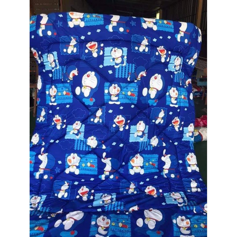 ผ้าห่มนวม ผ้าห่ม ผ้านวม ขนาด 5 ฟุต และ 6 ฟุต ( โดราเอม่อน Doraemon ) ผ้าCotton เกรดA ผ้านุ่ม ห่มสบาย