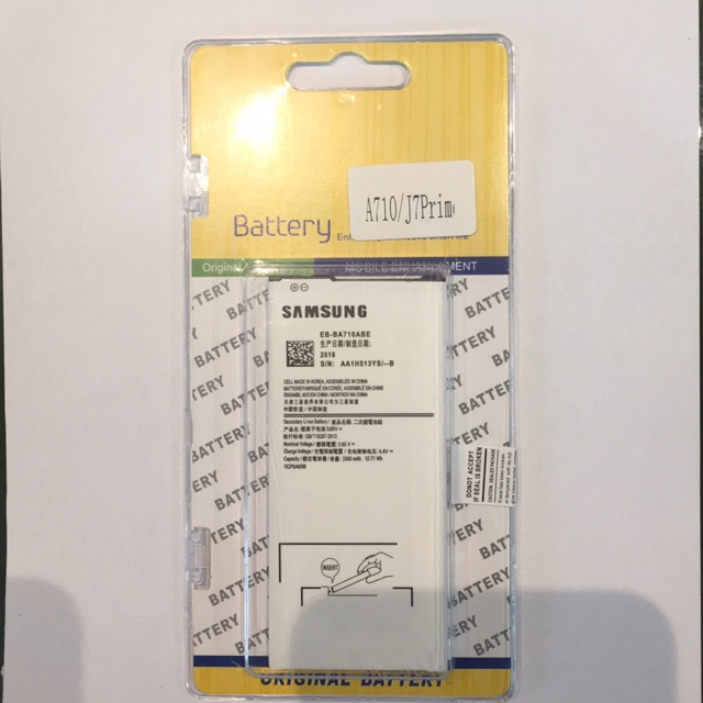 แบต Samsung A710 A7 2016 J7Prime